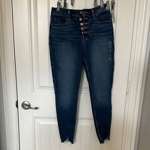 Maurices High Rise Dark Blue Jeans